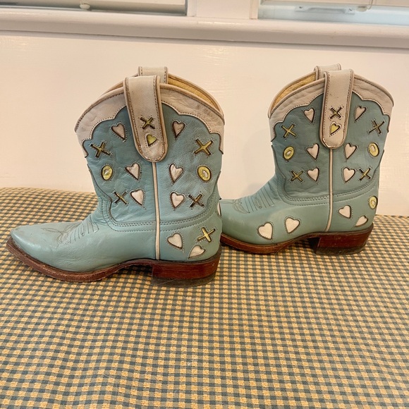 Miron Crosby - Rare Kids Julia Leather Cowboy Boot in Discontinued Color. Sz 13 - Picture 3 of 6